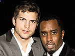 Ashton & Diddy Make a Dinner Date in L.A. | Ashton Kutcher, Sean P. Diddy Combs