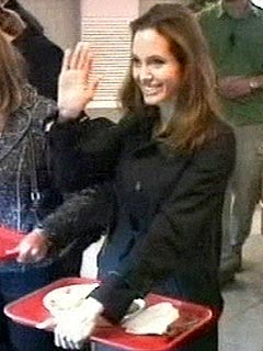 Angelina Jolie in Iraq to Help Refugees| Good Deeds, Angelina Jolie