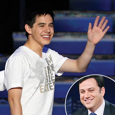  photo | David Archuleta, Jimmy Kimmel