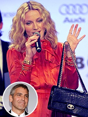  photo | George Clooney, Madonna