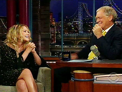  photo | David Letterman, Mary-Kate Olsen