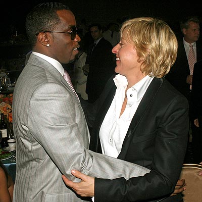 photo | Ellen DeGeneres, Sean \P. Diddy\ Combs