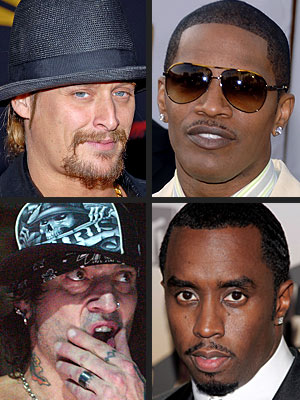 Who was escorted out of the 2007 Video Music Awards for having a fistfight?