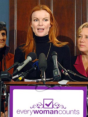 RAISING HER VOICE photo | Marcia Cross