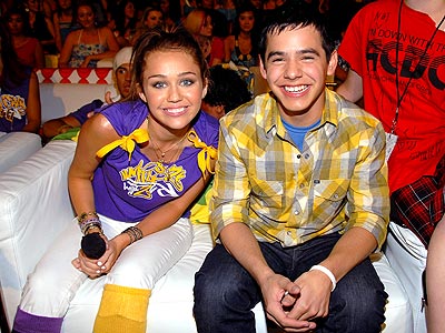 SMILEY FACES  photo  David Archuleta, Miley Cyrus