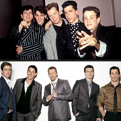 NEW KIDS ON THE BLOCK photo Danny Wood Donnie Wahlberg Joey McIntyre
