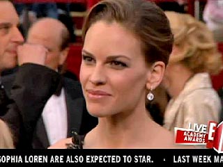 Hilary Swank Shows Off Her 'Nutty' Oscar Snacks | Hilary Swank