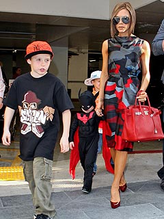 Victoria Beckham Acts Strict on Her Sons' Manners