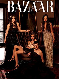 Demi Moore Poses with Daughters for Family Portrait | Demi Moore
