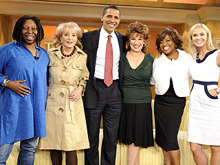 Behar to Barack: 'Are You Related to Brad Pitt?' | The View, Barack Obama