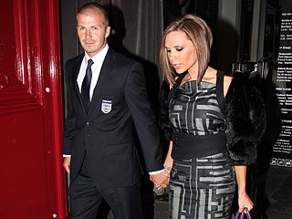 David Beckham Celebrates with Posh in Paris | David Beckham, Victoria Beckham