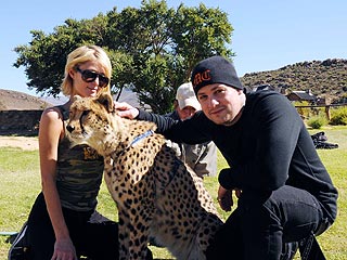 Paris & Benji Bond with the Animals in Africa | Benji Madden, Paris Hilton