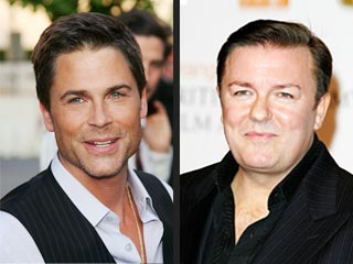 Rob Lowe Under Fire – from a Nerf Gun | Ricky Gervais, Rob Lowe