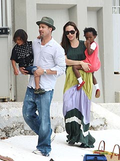Brad & Angelina's High-Flying Weekend