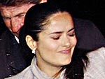 Salma Hayek Gets Help Breaking Open the Bubbly | Salma Hayek