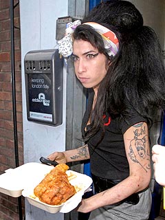 Winehouse Eats Alone for 1st Wedding Anniversary | Amy Winehouse