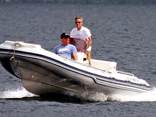 Clooney Goes Boating & Golfing with His Buddies | George Clooney