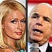 Paris Hilton's Cold Reaction to McCain Commercial | John McCain, Paris Hilton