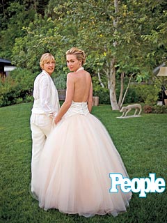 FIRST LOOK: Ellen & Portia's Wedding Album| Weddings, Ellen DeGeneres, Portia de Rossi