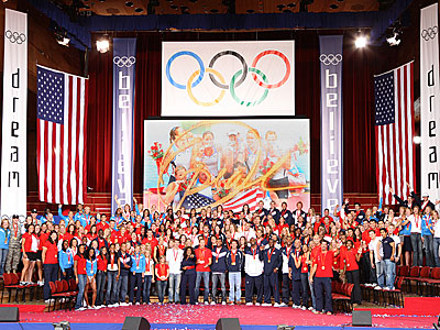 FIRST LOOK: Oprah Hosts Phelps and Other Olympic Champs