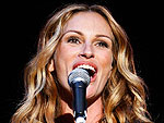 Julia Roberts and Dave Matthews Rock Out for Cancer Concert