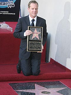 PHOTO: Kiefer Sutherland Gets a Hollywood Star | Kiefer Sutherland