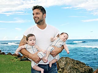 First Photo of Ricky Martin's Twins!