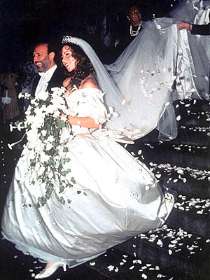 ... Mariah's wedding train when...