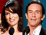 Tina Fey and Jeff Probst Win Emmy Awards | Jeff Probst, Tina Fey
