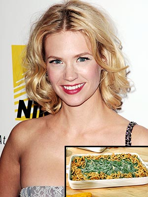 JANUARY JONES: GREEN BEAN CASSEROLE photo | January Jones JANUARY JONES: GREEN BEAN CASSEROLE photo | January Jones