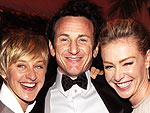 Inside the Oscar Afterparties! | Ellen DeGeneres, Portia de Rossi, Sean Penn