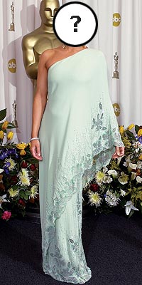 If this multi-talented entertainer wants to fit into her Valentino gown from the 2003 Academy Awards, alterations would have to be made to the 