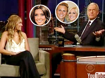  photo | Audrina Patridge, David Letterman, Heidi Montag, Lauren Conrad, Spencer Pratt