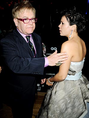  photo | Elton John, Lily Allen