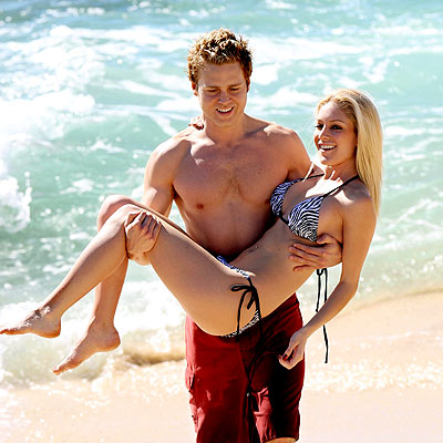 Moi et Spencer á la plage!