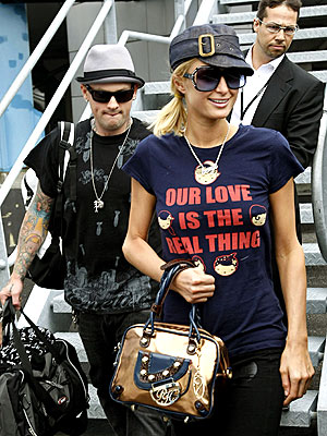 SHIRT TALES photo | Benji Madden, Paris Hilton