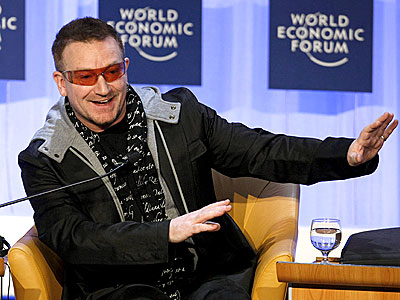 LENDING A HAND  photo | Bono
