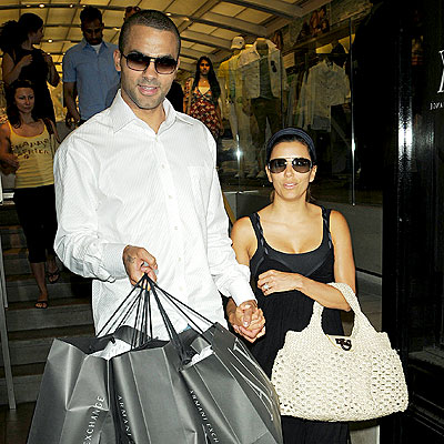 BAGGING IT photo | Eva Longoria Parker, Tony Parker
