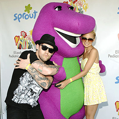 DINO MIGHT  photo | Joel Madden, Nicole Richie