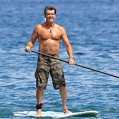 RIDING THE WAVES photo | Pierce Brosnan: The New Unauthorized Biography