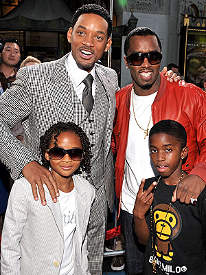 pics of will smith and family. Diddy\\ Combs, Will Smith