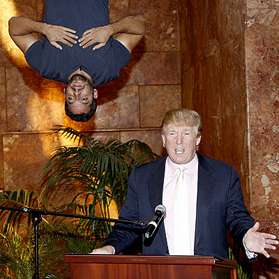 BAT MAN photo | David Blaine, Donald Trump