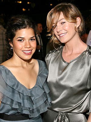 Awaiting TV's Biggest Night photo | America Ferrera, Ellen Pompeo