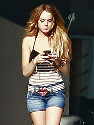 MOUTHING OFF photo | Lindsay Lohan