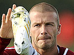 David Toes the Line | David Beckham