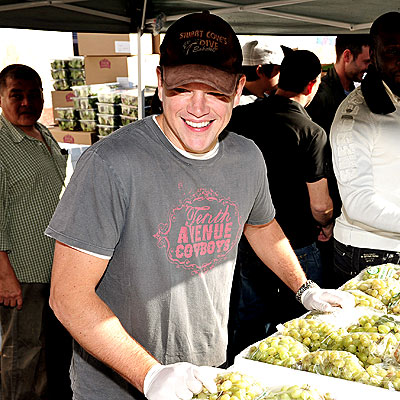 FOOD FOR THOUGHT photo | Matt Damon