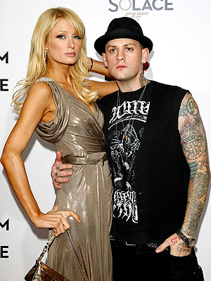 FREEZE FRAME photo | Benji Madden, Paris Hilton