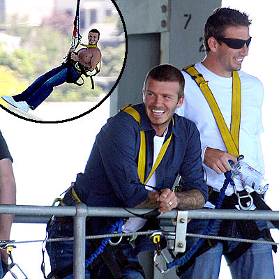 TAKING THE PLUNGE photo | David Beckham