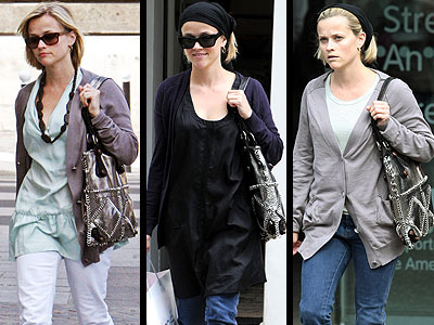 Reese Witherspoon Pregnant on Jamin Puech Tote   I Really Love My  Reese Witherspoon   People Com
