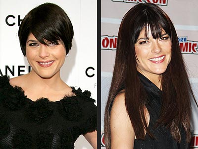 Q: Photo of an uneven haircut ala Selma Blair 